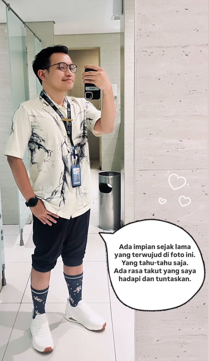 BayuDewey's tweet photo. Facing one fear. Check. ✅ https://t.co/DUrQmdHRZV