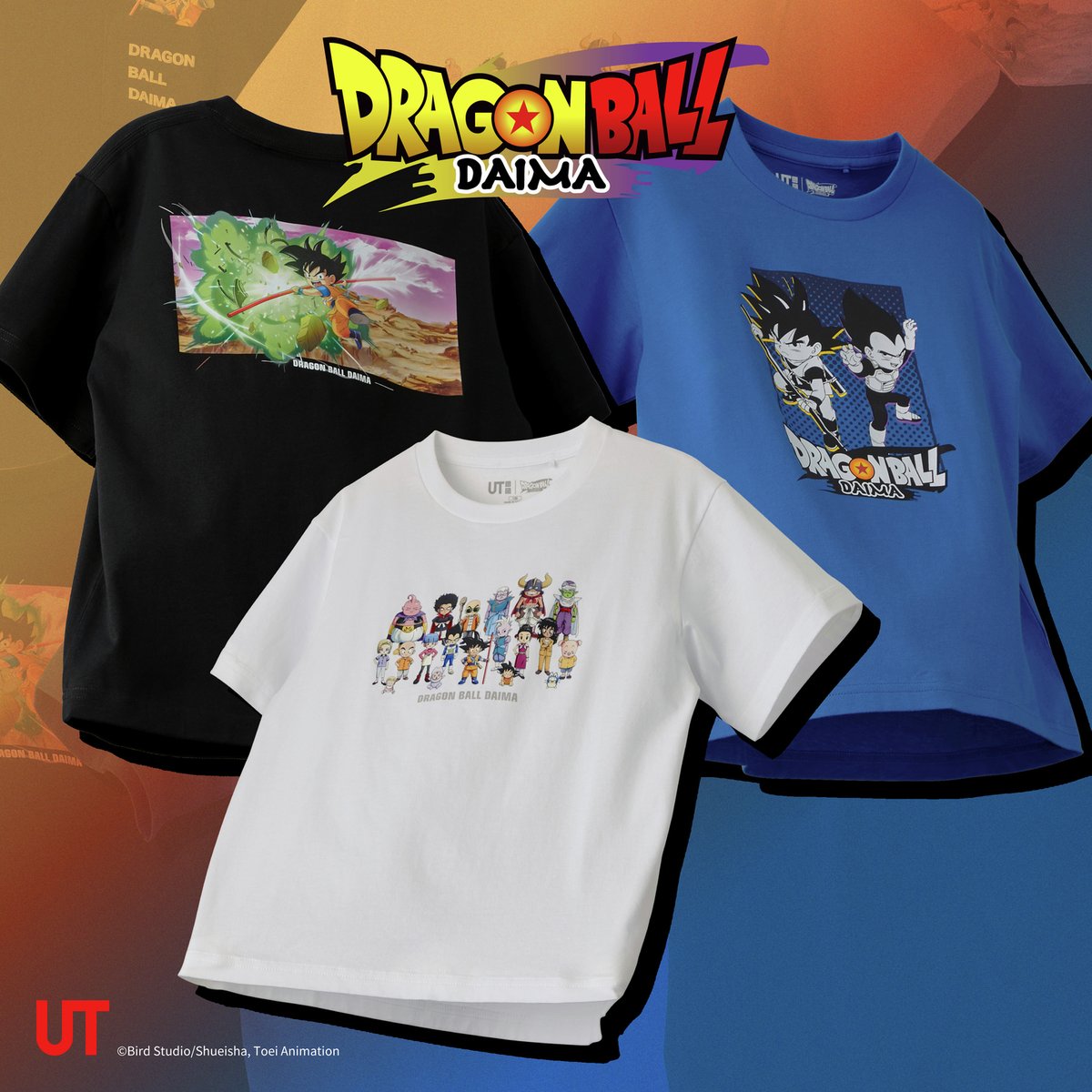 いよいよ、明日1月1日(水)より販売開始!!

#ユニクロ 「 #UT 」に
アニメ『 #ドラゴンボール 』『 #ドラゴンボールDAIMA 』が登場！

#dragonball

uniqlo.com/jp/ja/spl/ut-g…