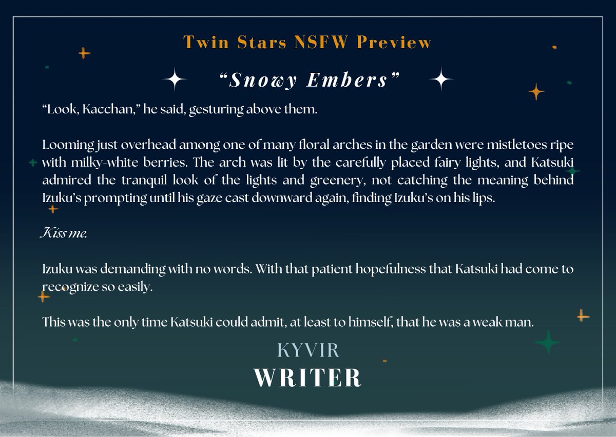 Twin Stars: Solstice Zine ~ Production Period! tweet media