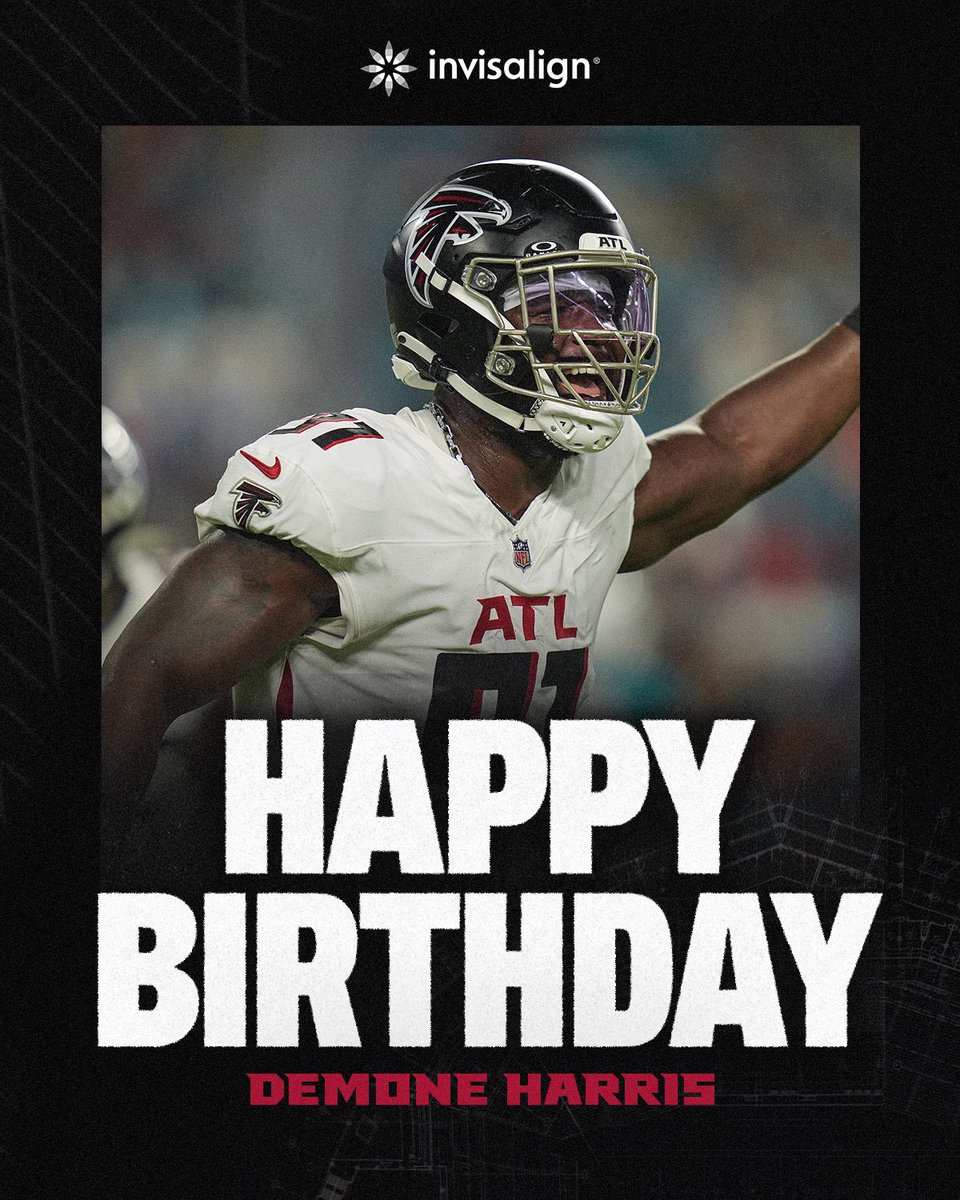 AtlantaFalcons's tweet image. HBD, @DemoneHarris! 🎂