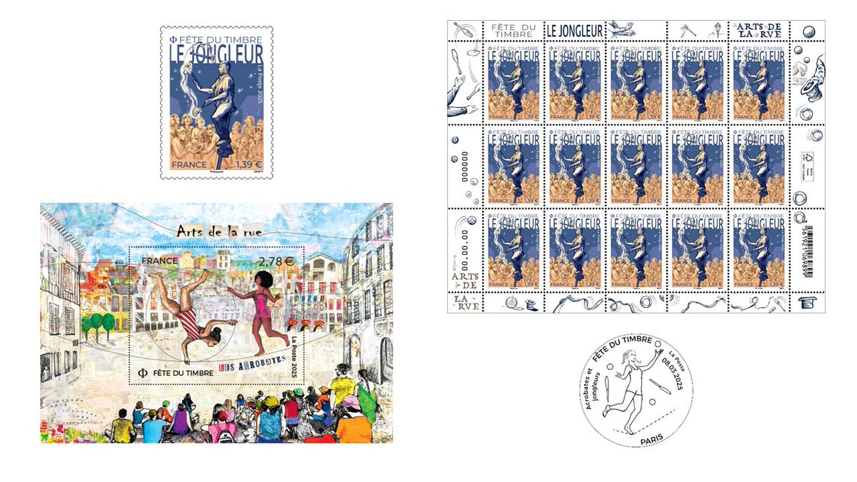 Fête du Timbre 2025 - Dévoilement du timbre et du bloc

Pour terminer l'année en beauté, on vous dévoile les visuels des timbre et bloc-feuillet de la prochaine Fête du Timbre !

Comment les trouvez-vous ?

Rendez-vous dans plus de 80 villes les 8 et 9 mars !