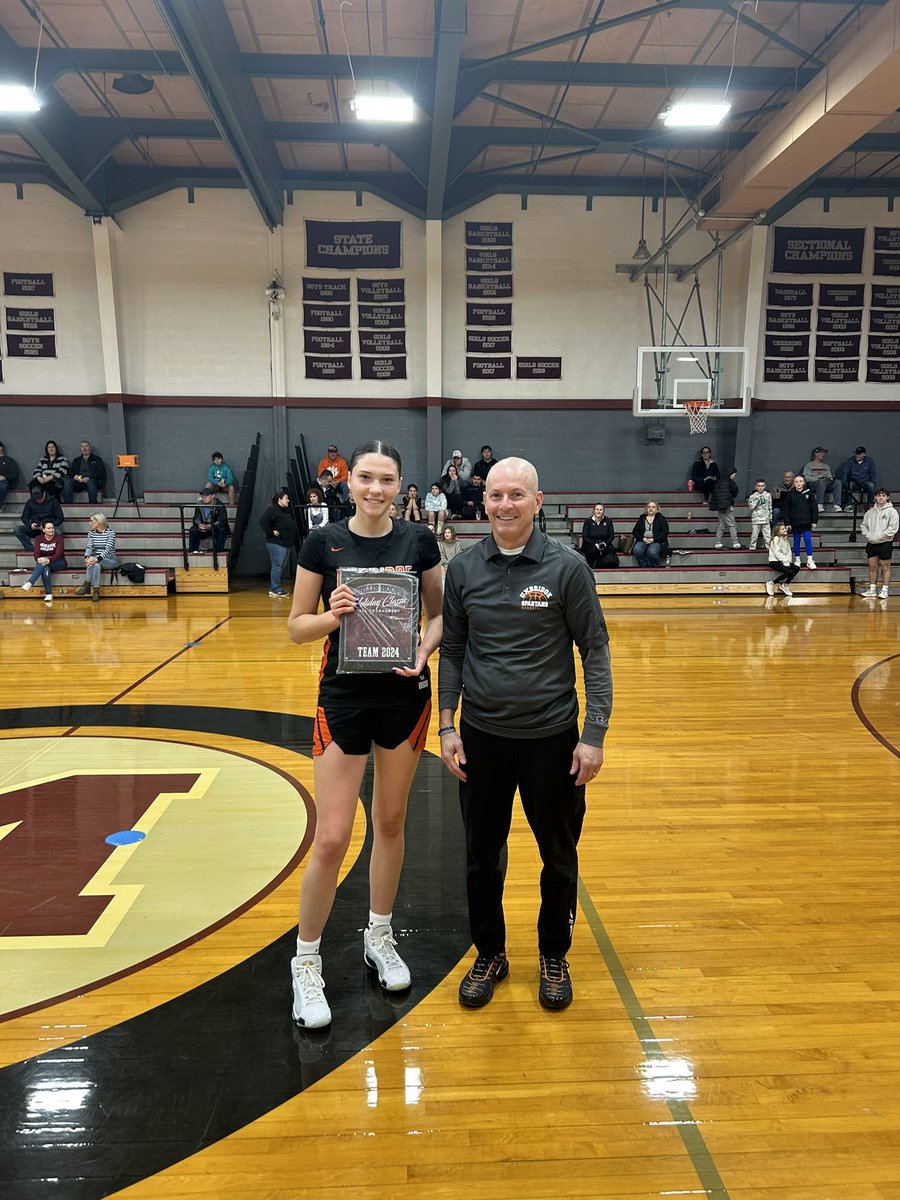 Congrats to <a href="/GrubeLola/">Lola Grube 2026</a> who was named to the All-Tournament Team at the Millis Holiday Tournament.