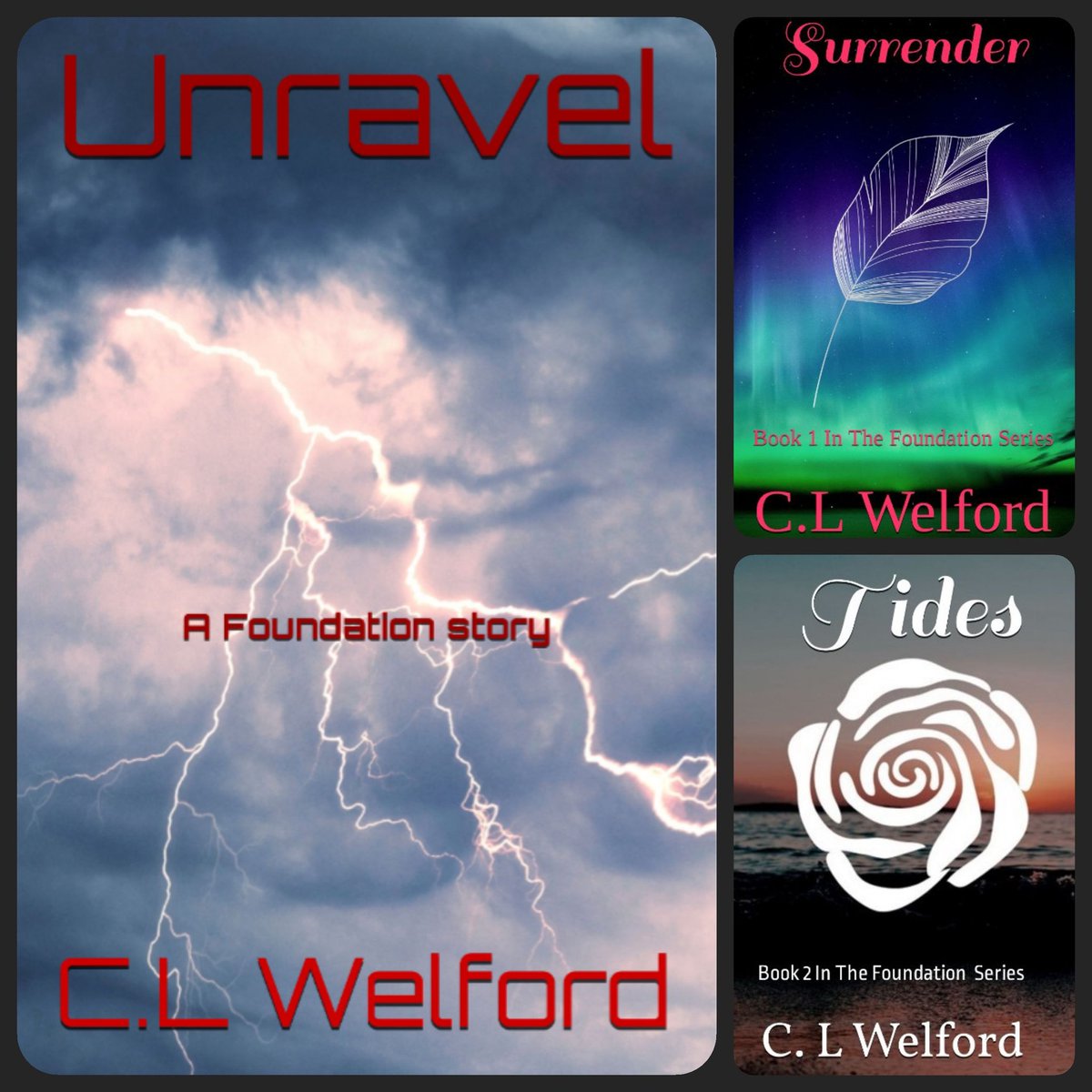 My books are Urban Fantasy and are available on Amazon. Surrender and Tides are books 1 &amp; 2 of my series amazon.com/dp/B0CK9QRKGK?…
Unravel is a side story set in the same universe. a.co/d/0ztKnvp
⭐️⭐️⭐️⭐️⭐️
Click the links for further details.☝️
#Readingcommunity