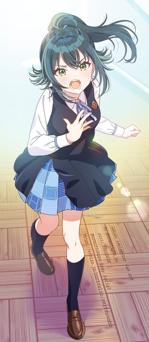 kohmitsuKo_bo's tweet image. ポニテ手毬～
#月村手毬