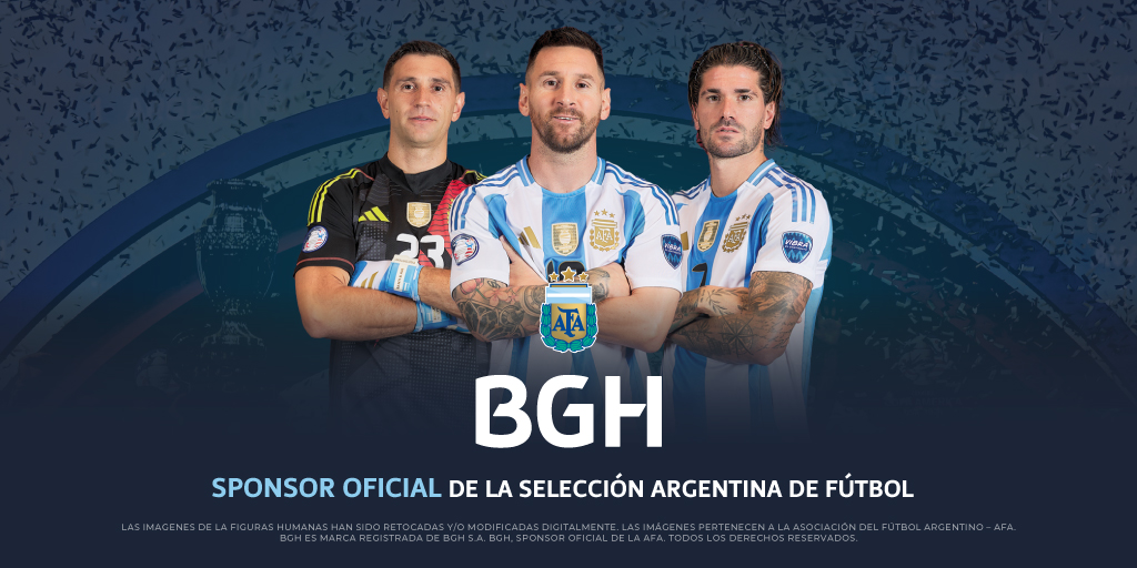 Objetivos cumplidos durante 2024:

✅Cumplir 111 años en el país

✅Ganar la Copa América

✅Ser sponsors oficiales de la selección campeona del mundo ⭐⭐⭐

Estamos orgullosos de ser un nuevo sponsor de las selecciones argentinas 😎