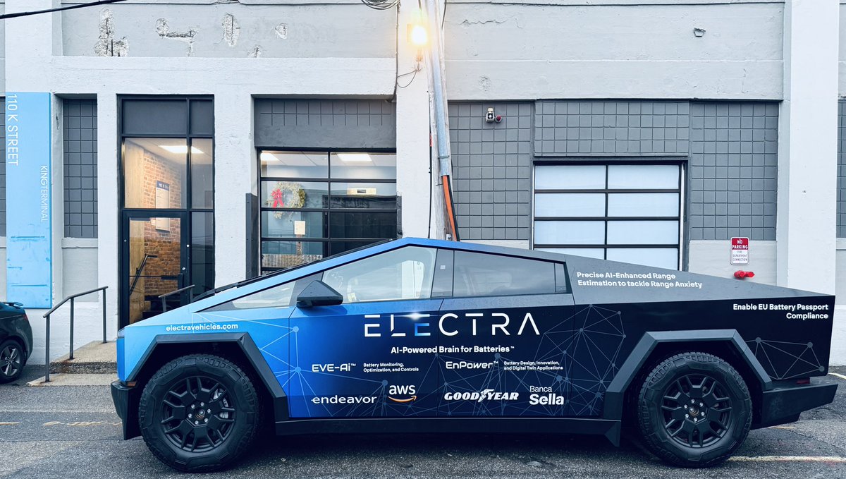 🚀 Our #ElectraBeast roadtrip from Boston to #CES2025 in Vegas is live! Catch daily updates on the future of battery tech ⚡ daily live streams &amp; YouTube Shorts. Subscribe &amp; tap the notification bell to join us LIVE! youtube.com/@electravehicl…
