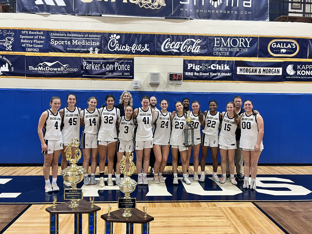 St. Pius X Girls Basketball (@stpiusxgirlsbb) on Twitter photo Girls bball final
<a href="/PiusXmasClassic/">St. Pius X Christmas Classic</a> Champions
St Pius X 59
Athens Academy 53
<a href="/sofia_pihera08/">Sofia Pihera</a> 17 pts
@evarussell24 12 pts
Annabella Sheridan 12 pts
Pihera Tourney MVP
Russell & Sheridan All Tournament
<a href="/KyleSandy355/">Kyle Sandy</a> <a href="/SandysSpiel/">Sandy's Spiel</a> <a href="/RFullerChamp/">Reggie Fuller</a> <a href="/PGH_Georgia/">Prep Girls Hoops Georgia</a> <a href="/scoreatlanta/">SCORE Atlanta</a> Girls bball final
<a href="/PiusXmasClassic/">St. Pius X Christmas Classic</a> Champions
St Pius X 59
Athens Academy 53
<a href="/sofia_pihera08/">Sofia Pihera</a> 17 pts
@evarussell24 12 pts
Annabella Sheridan 12 pts
Pihera Tourney MVP
Russell & Sheridan All Tournament
<a href="/KyleSandy355/">Kyle Sandy</a> <a href="/SandysSpiel/">Sandy's Spiel</a> <a href="/RFullerChamp/">Reggie Fuller</a> <a href="/PGH_Georgia/">Prep Girls Hoops Georgia</a> <a href="/scoreatlanta/">SCORE Atlanta</a>