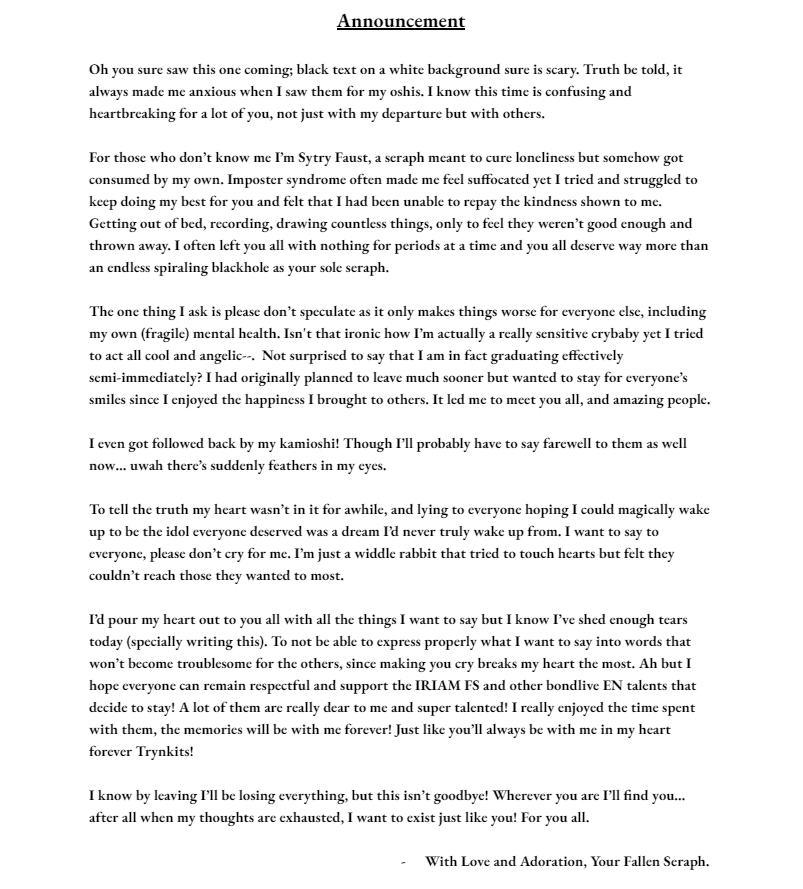 SytryFaust's tweet image. Even when everything is lost, promise you won't forget me.
ᘏ ⑅ ᘏ   ഒ    zᶻ
꒰˶  - ˕ -꒱ ⌒)ᦱ