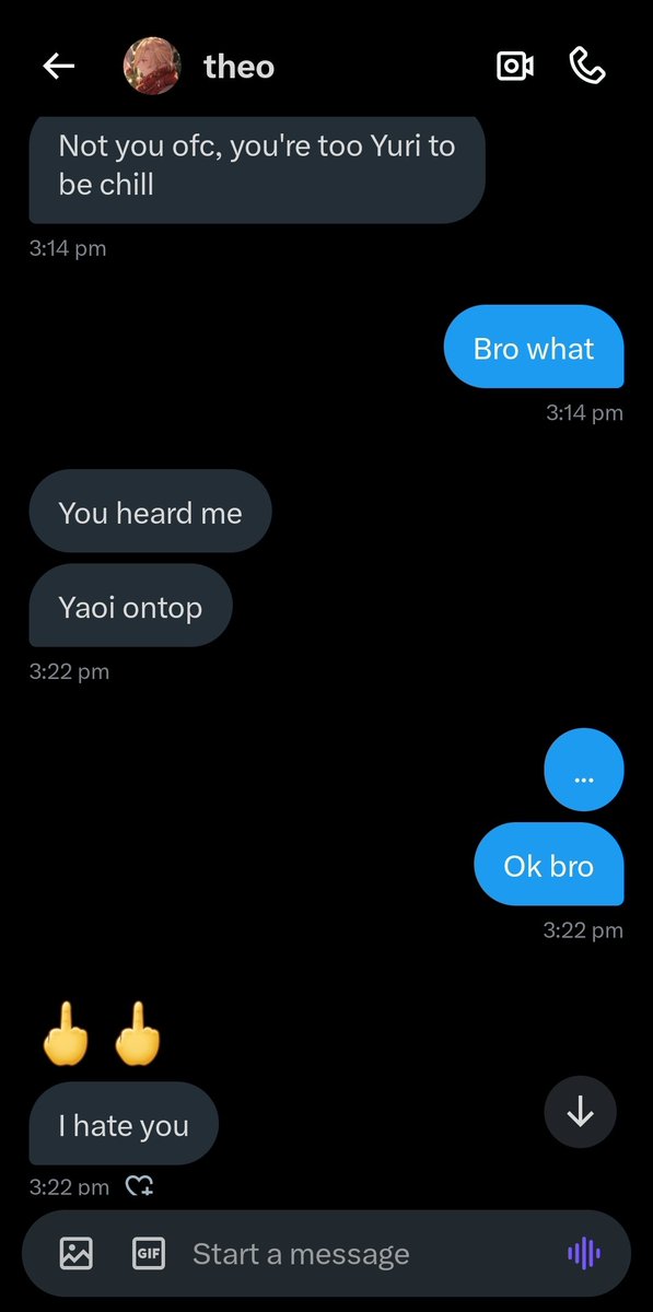 _b0nniie's tweet photo. #canceltheo he hates lesbians https://t.co/sGEu4bRP2F