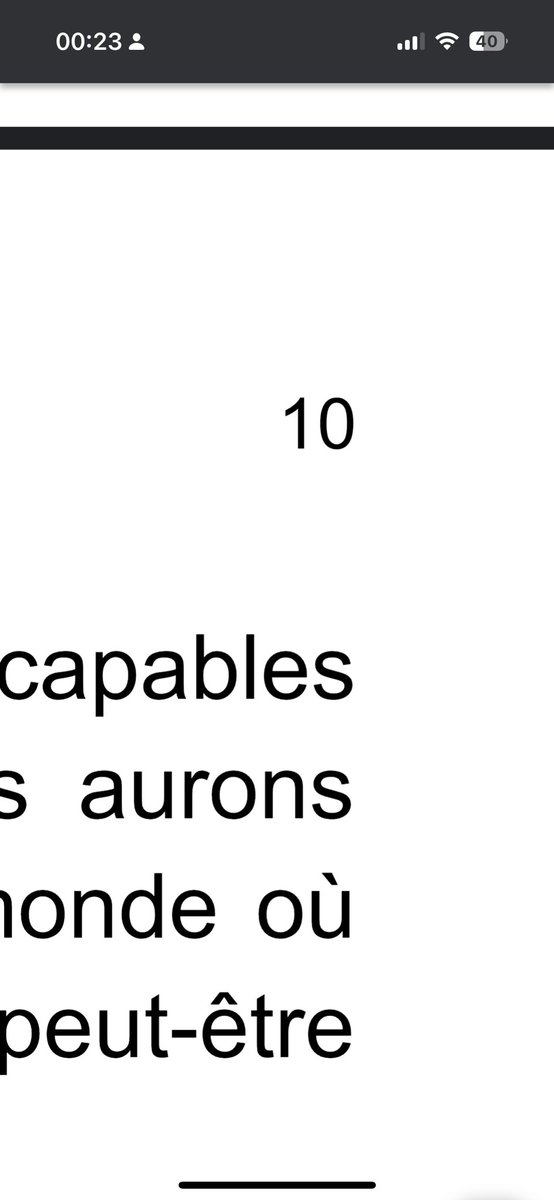 Prochain épisode de CULTURE BIS écrit, ça passe en prod demain 💫
10 pages de script. « Capables, aurons, monde, peut-être »… 🥹