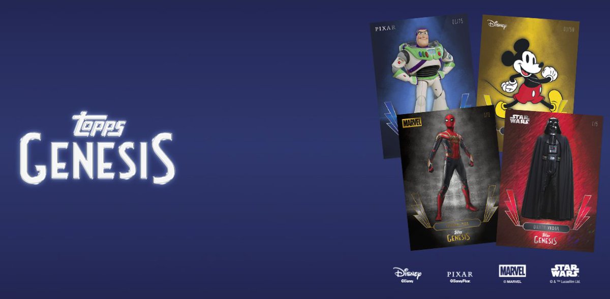 Disney 50枚限定 TOPPS ミッキーマウス Genesis