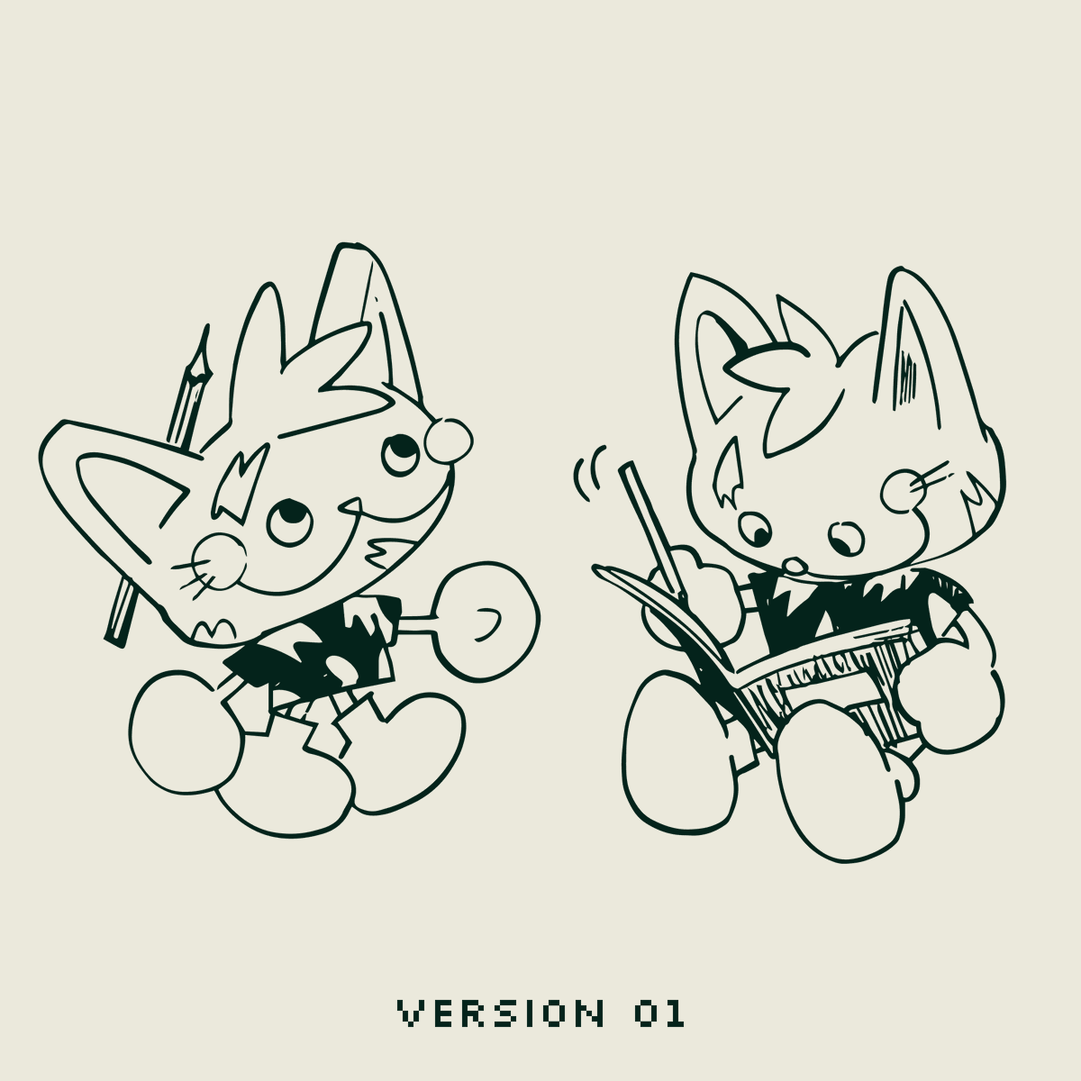 John___Mock's tweet photo. Character design progression for @gokaido_market with @rebeccamock https://t.co/AdQC4QFRj7