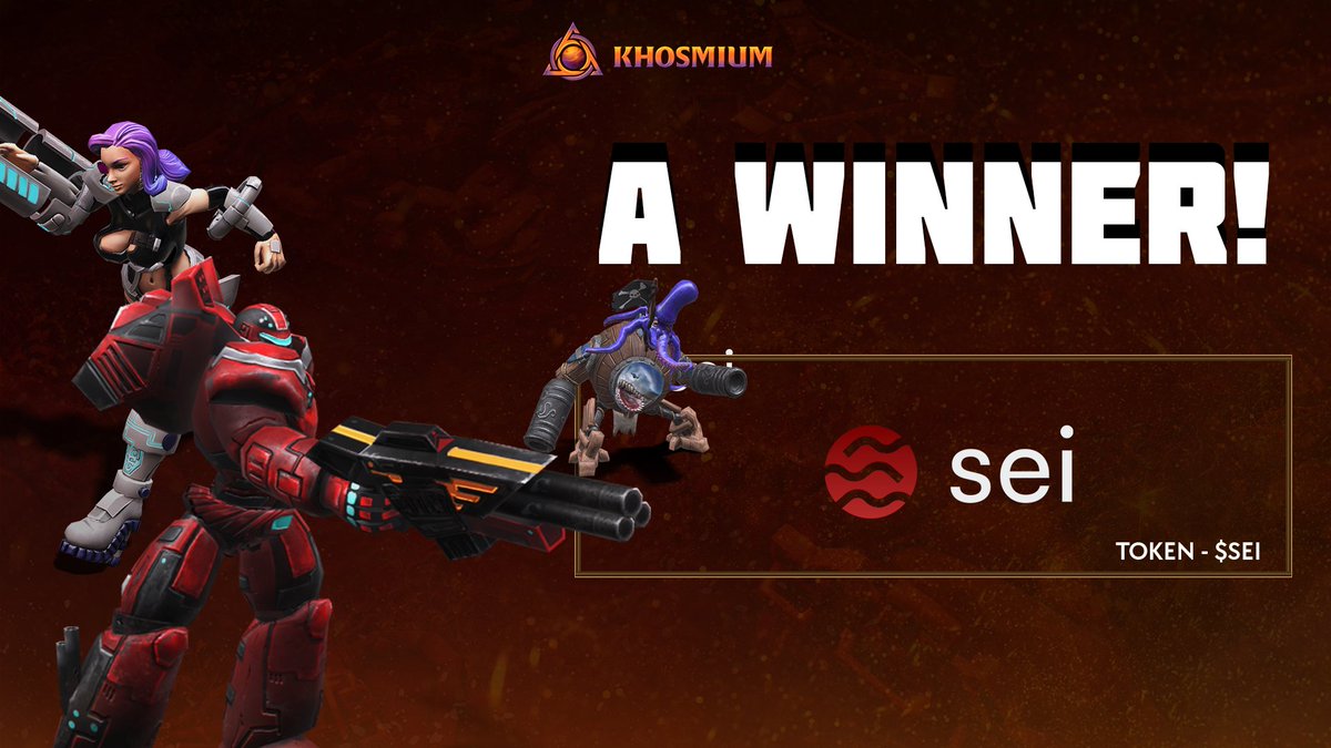 🎉 We Have a Winner! 🎉

Someone have claimed the 2 SEI Token💥

But don’t stop here, there’s more to win! 🚀

💎 Feeling lucky? Test your fate on the Khosmium Lucky Spin and claim your own legendary rewards... PS5 Pro? Xbox S?

Spin to win NOW: t.me/KhosmiumLuckyS…