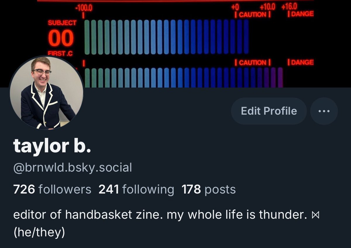 T▲YLOR B. (same @ on 🦋) tweet media