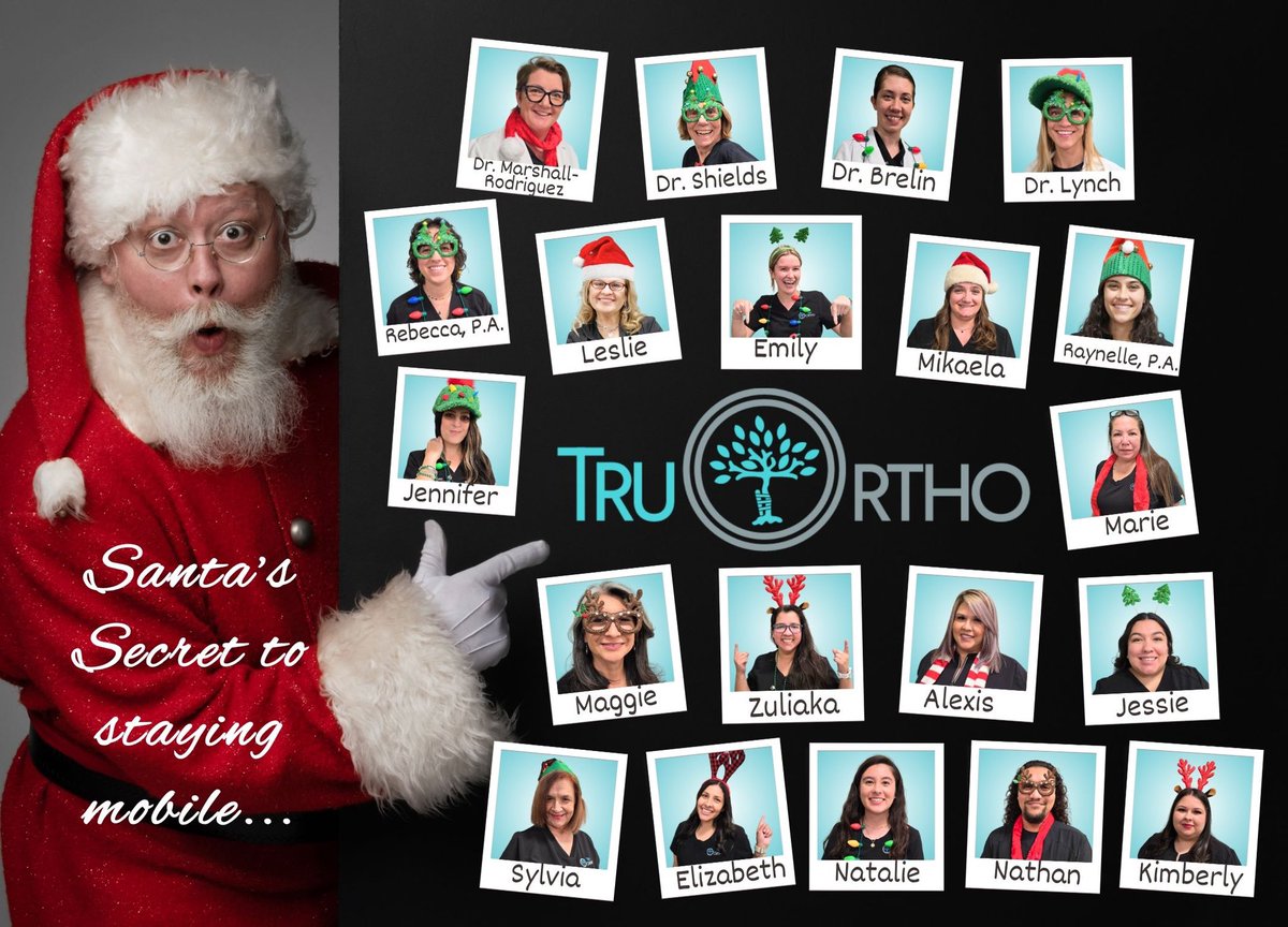 TruOrthoSA's tweet photo. The new year is almost here—don’t drag joint pain into 2025! Santa’s staying mobile thanks to TruOrtho, and you can too. 🎉 Take the first step toward a healthier, happier you.

📞 Call to Schedule : 210-878-4116
🌐 Schedule Online: https://t.co/dHychMJb5r https://t.co/KbryQPt49y