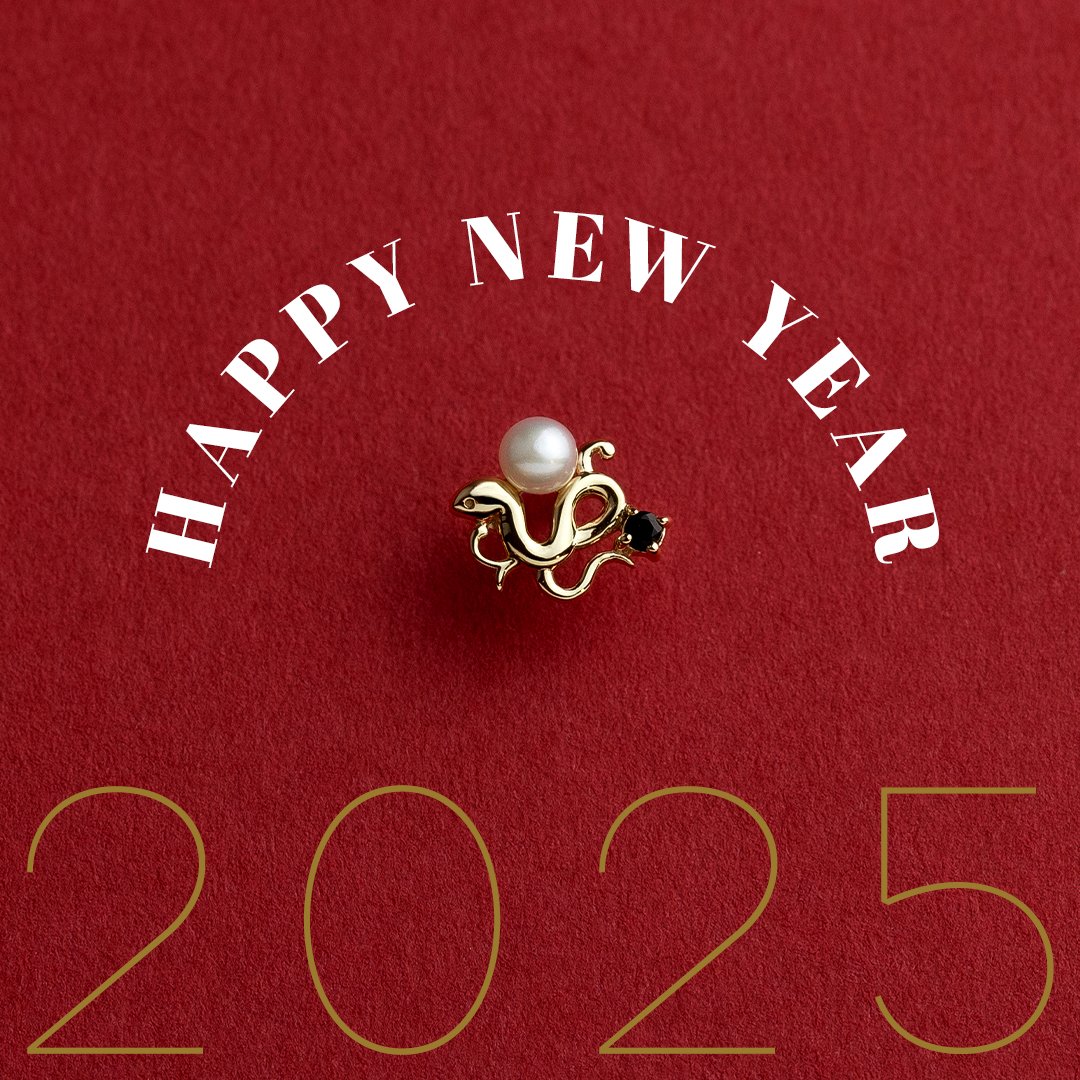 New Arrival》 2025年干支の「ヘビ」をデザインしたソロピアス ｢幸運｣、｢永遠｣を意味するモチーフで  お守りアイテムとしてもおすすめです❣️ □19,800円 □3階 テイクアップ ▽詳しくはこちら https://t.co/TMGy4gCQVY