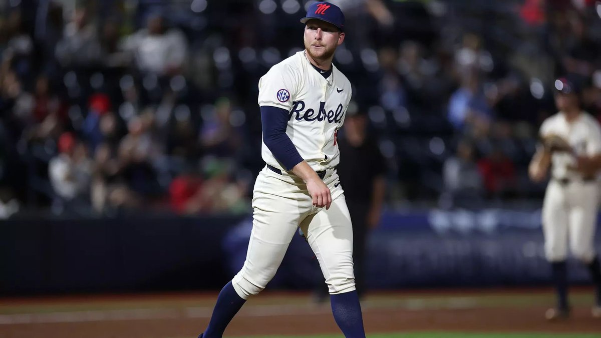 D1Baseball (@d1baseball) on Twitter photo The <a href="/OleMissBSB/">Ole Miss Baseball</a> bullpen will be anchored by <a href="/connor44spencer/">Connor Spencer</a>, a bulldog senior coming off a seven-save season.
His calling card remains a riding mid-to-high-90s fastball, but his mid-80s slider has become much more consistent and could help him be one of the <a href="/SEC/">Southeastern Conference</a>'s best closers. The <a href="/OleMissBSB/">Ole Miss Baseball</a> bullpen will be anchored by <a href="/connor44spencer/">Connor Spencer</a>, a bulldog senior coming off a seven-save season.
His calling card remains a riding mid-to-high-90s fastball, but his mid-80s slider has become much more consistent and could help him be one of the <a href="/SEC/">Southeastern Conference</a>'s best closers.