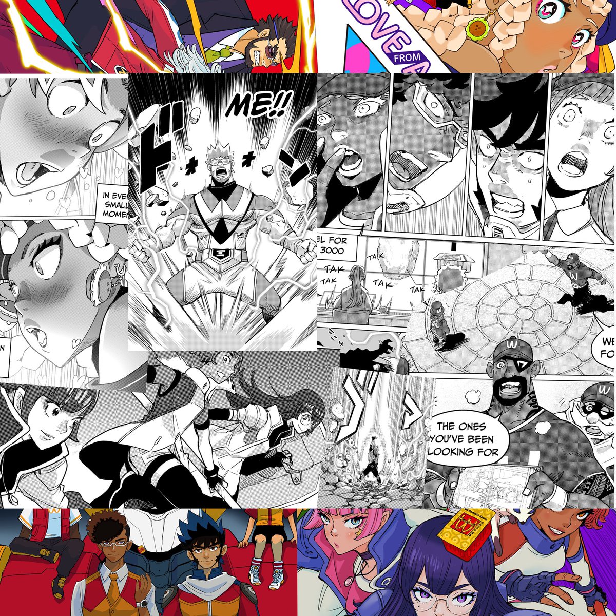 I'm on the border between "The MANGA" and "American Comics" 