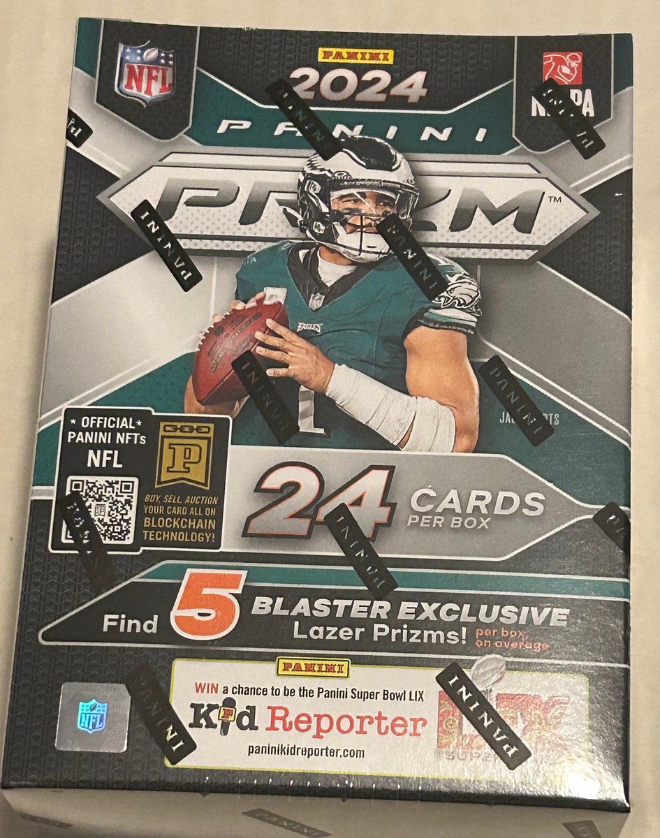 Card Purchaser (@cardpurchaser) on Twitter photo Who wants a free 2024 Prizm NFL blaster?
Just follow <a href="/CardPurchaser/">Card Purchaser</a> and repost this post for a chance to win!
Winner drawn 1/1 at 9pm central! US shipping please! Scroll my feed daily. Who wants a free 2024 Prizm NFL blaster?
Just follow <a href="/CardPurchaser/">Card Purchaser</a> and repost this post for a chance to win!
Winner drawn 1/1 at 9pm central! US shipping please! Scroll my feed daily.