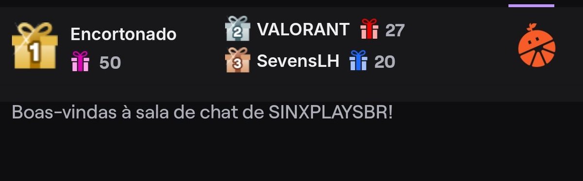 SiNxPlays's tweet photo. Quem é esse tal de Valorant que deu um monte de sub de presente no meu canal e não disse nada no chat??

🤔 https://t.co/1QZzTeRC65