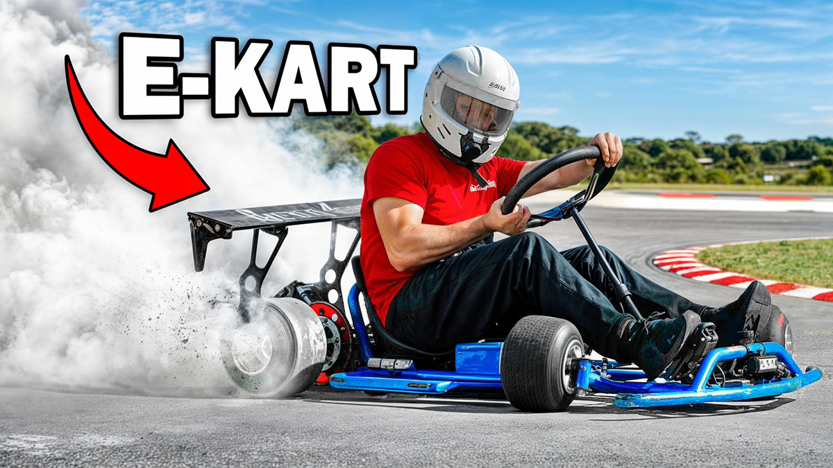 FuadProd's tweet image. Recent thumbnail I designed

"I Tested the FASTEST Electric Drift Kart!"
