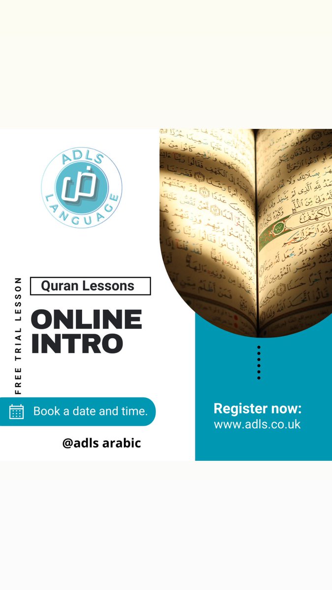 GCSEArabicTutor's tweet photo. @ADLSArabic Free introductory online Quran and Arabic lessons. Book via the website for your free trial meeting https://t.co/LmECGwM5Va Get to grips with your Arabic #adlsarabic #gcsearabic#arabiconline https://t.co/Tp5CTKT3Zh