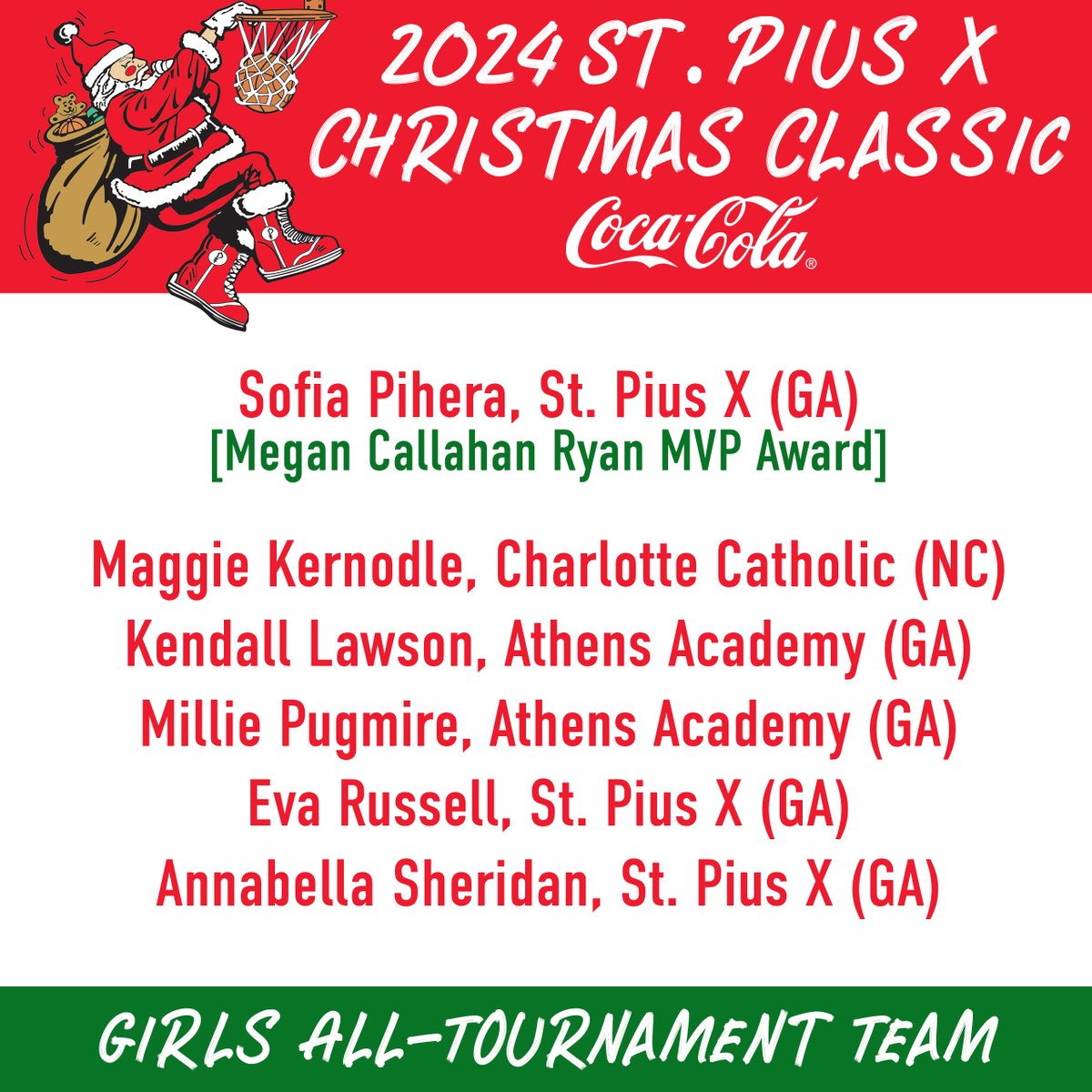 St. Pius X Christmas Classic (@piusxmasclassic) on Twitter photo ๐๐๐๐ ๐๐ข๐ซ๐ฅ๐ฌ ๐๐ฅ๐ฅ-๐๐จ๐ฎ๐ซ๐ง๐๐ฆ๐๐ง๐ญ ๐๐๐๐ฆ
๐๐
๐๐
<a href="/StPiusXGirlsBB/">St. Pius X Girls Basketball</a>, <a href="/CatholicWBB/">Charlotte Catholic WBB</a>, <a href="/SpartansWBB/">Athens Academy WBB</a> ๐๐๐๐ ๐๐ข๐ซ๐ฅ๐ฌ ๐๐ฅ๐ฅ-๐๐จ๐ฎ๐ซ๐ง๐๐ฆ๐๐ง๐ญ ๐๐๐๐ฆ
๐๐
๐๐
<a href="/StPiusXGirlsBB/">St. Pius X Girls Basketball</a>, <a href="/CatholicWBB/">Charlotte Catholic WBB</a>, <a href="/SpartansWBB/">Athens Academy WBB</a>