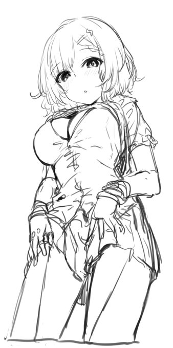 よくぼうあふれるイラストラフ 