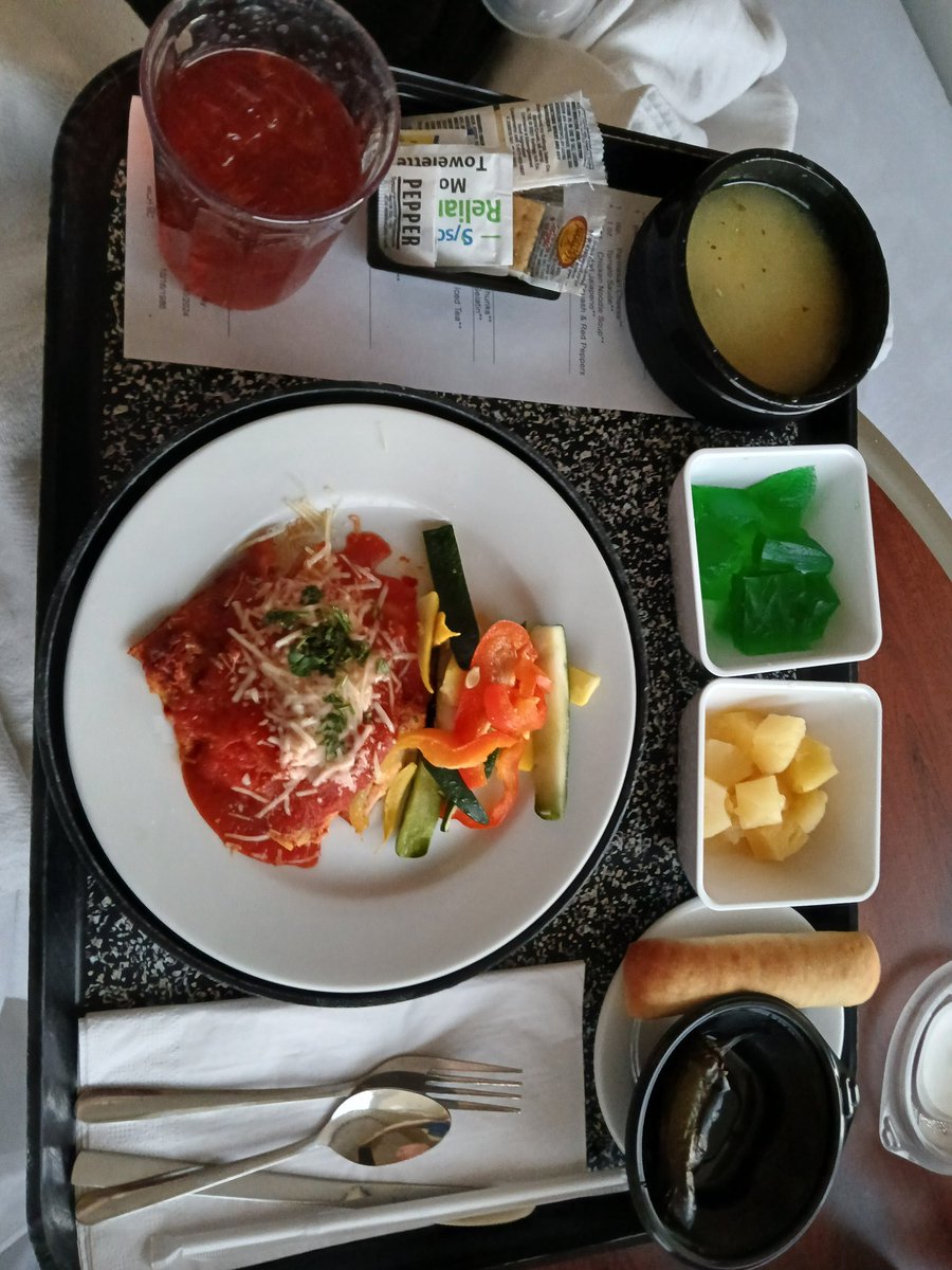 Some of the best hospital food I've had! (And I've been in some hospitals)