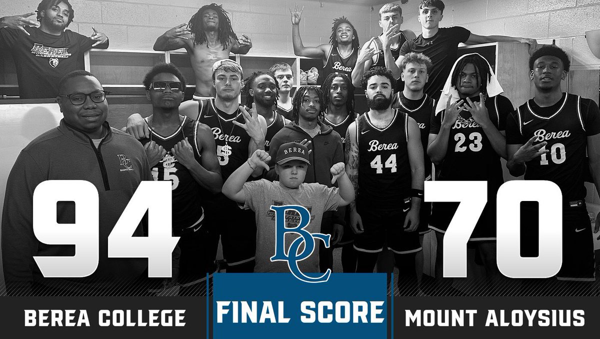 The Mountaineers finally get back on track with a win over Mount Aloysius on Day ✌️ of the Music City Classic! 

⭐️ Bryce Riley 17 Pts, 11 Rebs, 5 Ast
⭐️ Meechy Phillips 20 Pts, 10 Rebs
⭐️ Trey Minter 18 Pts, 5 Rebs, 5 AST