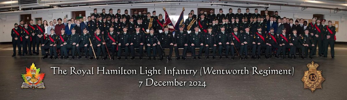 Seasons Greetings from The Royal Hamilton Light Infantry (Wentworth Regiment).