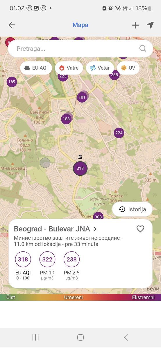 drndi's tweet photo. Apsurd.. trenutno najvisi iznos je  na tacki na kojoj pise Ministarstvo zivotne sredine... https://t.co/Wnh2c5iOam