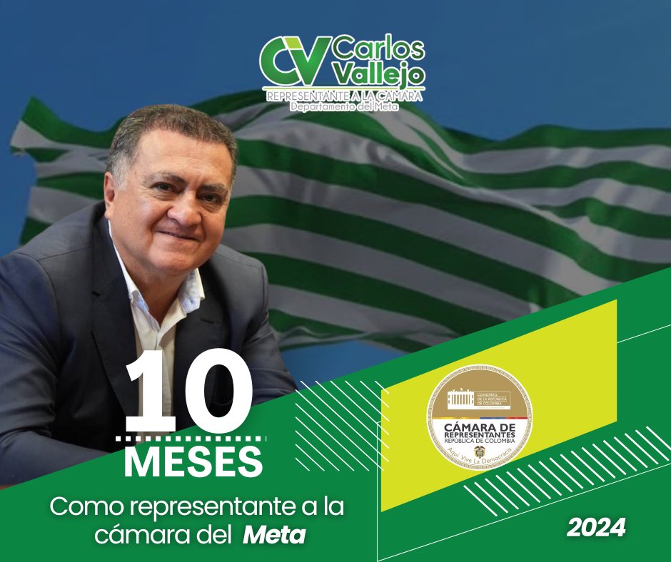 drcarlosvallejo's tweet photo. #1️⃣0️⃣ meses de trabajo, compromiso y resultados. 💪En el Congreso de la República, seguimos cumpliendo con los Metenses, impulsando un país más justo, con más oportunidades y en el camino del desarrollo. 🇨🇴 #primeraparte https://t.co/ZHRnrpxRTo
