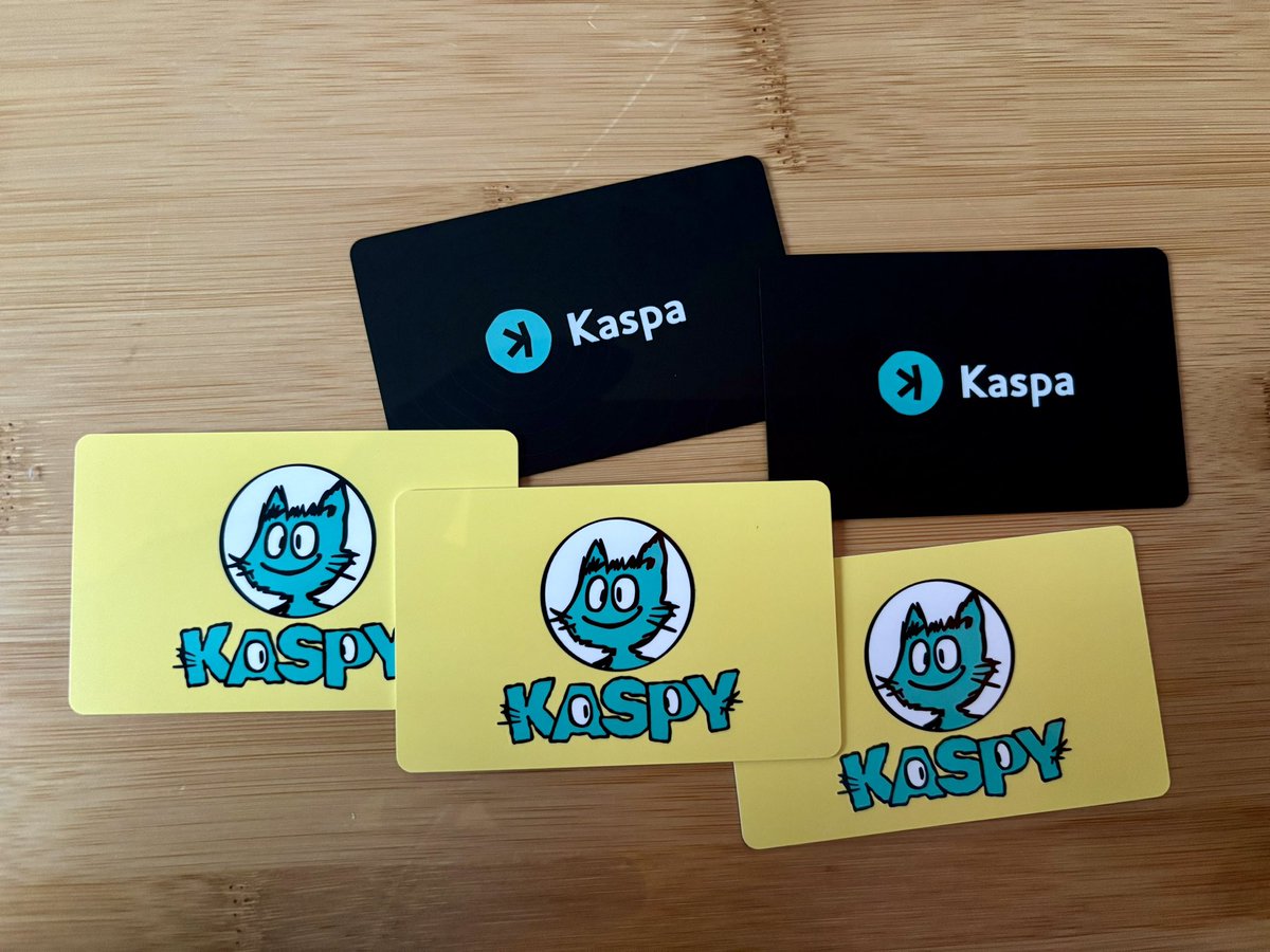 mcwdqw's tweet image. KASPYのtangem 届いたので
さっそくtangemアプリに追加
なんかすごい安心感ある😽

#KASPY #KASPA #tangem #KRC20