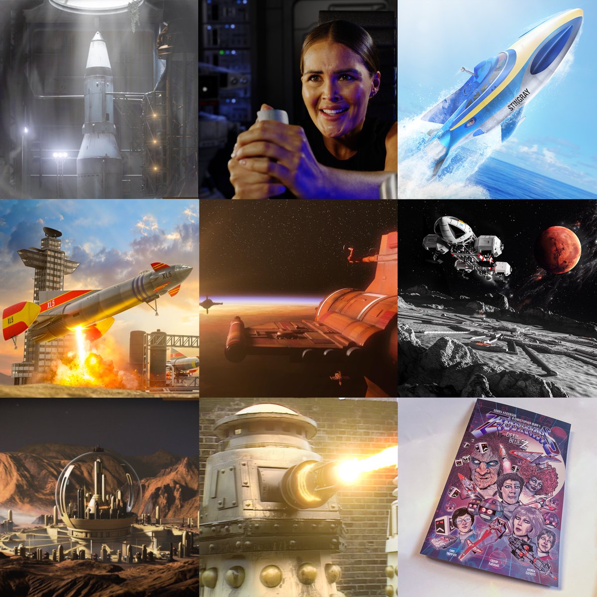 Between books, comics, special effects, concerts and a house move 2024 was nuts and 2025 is looking just as crazy. (Maybe a few more vay-cays though)