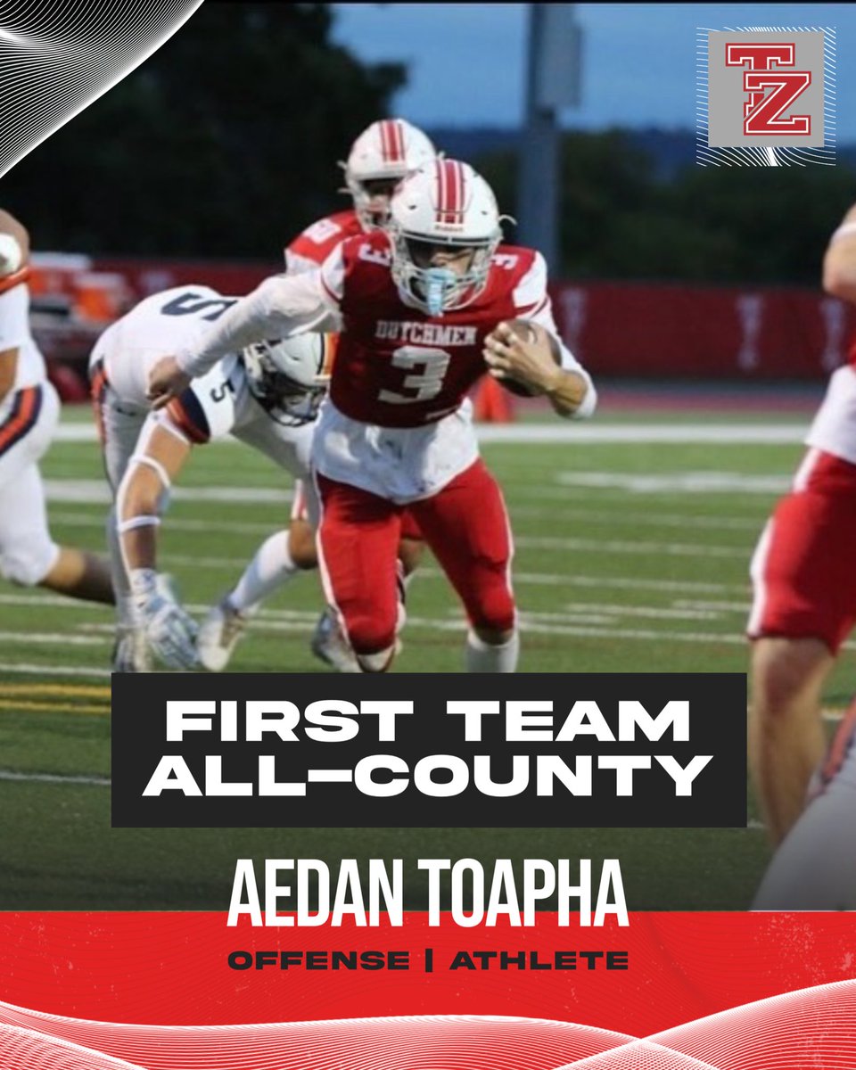 Congratulations to Cameron Keeperman, Tynan Murray and Aedan Toapha for being selected as 1st Team All-County.