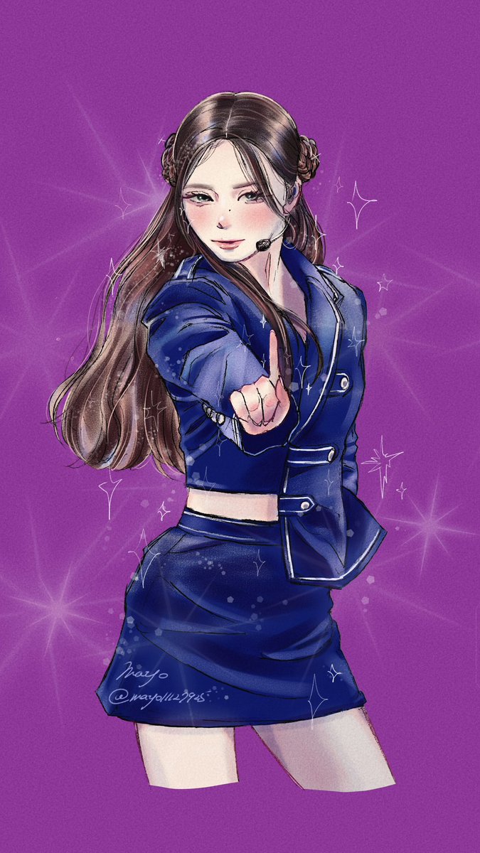 2024年の描き納め🙌🏻最後はこのマヤちゃんで締め括りです🚕💜
#NiziUfanart #NiziU #MAYA #マヤ