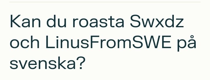 LinusFromSWE's tweet photo. Våra karriärer är över @swxdz__ https://t.co/QiNtSJcWBb
