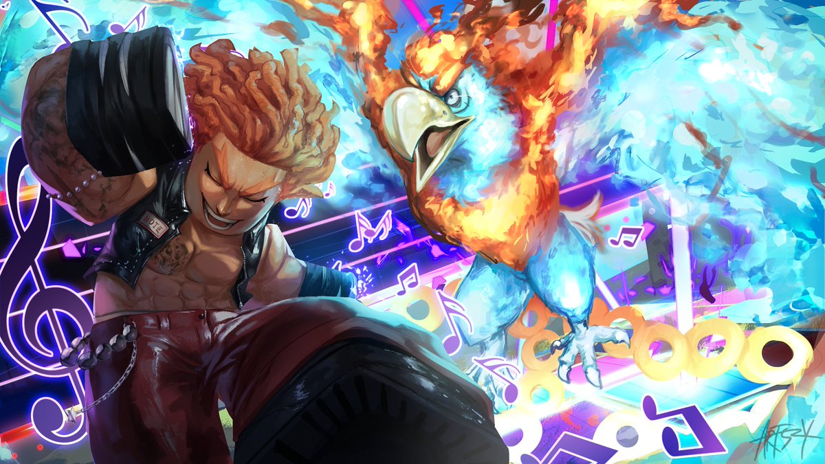 Artszy (@artszygfx) on Twitter photo MELODY VS PHEONIX🎶
Check out my new Thumbnail for King Legacy!
Commissioned by: <a href="/PlayKingLegacy/">King Legacy</a>
Likes and Retweets appreciated❤️
#ROBLOX #RobloxGFX #robloxart #RobloxDev MELODY VS PHEONIX🎶
Check out my new Thumbnail for King Legacy!
Commissioned by: <a href="/PlayKingLegacy/">King Legacy</a>
Likes and Retweets appreciated❤️
#ROBLOX #RobloxGFX #robloxart #RobloxDev