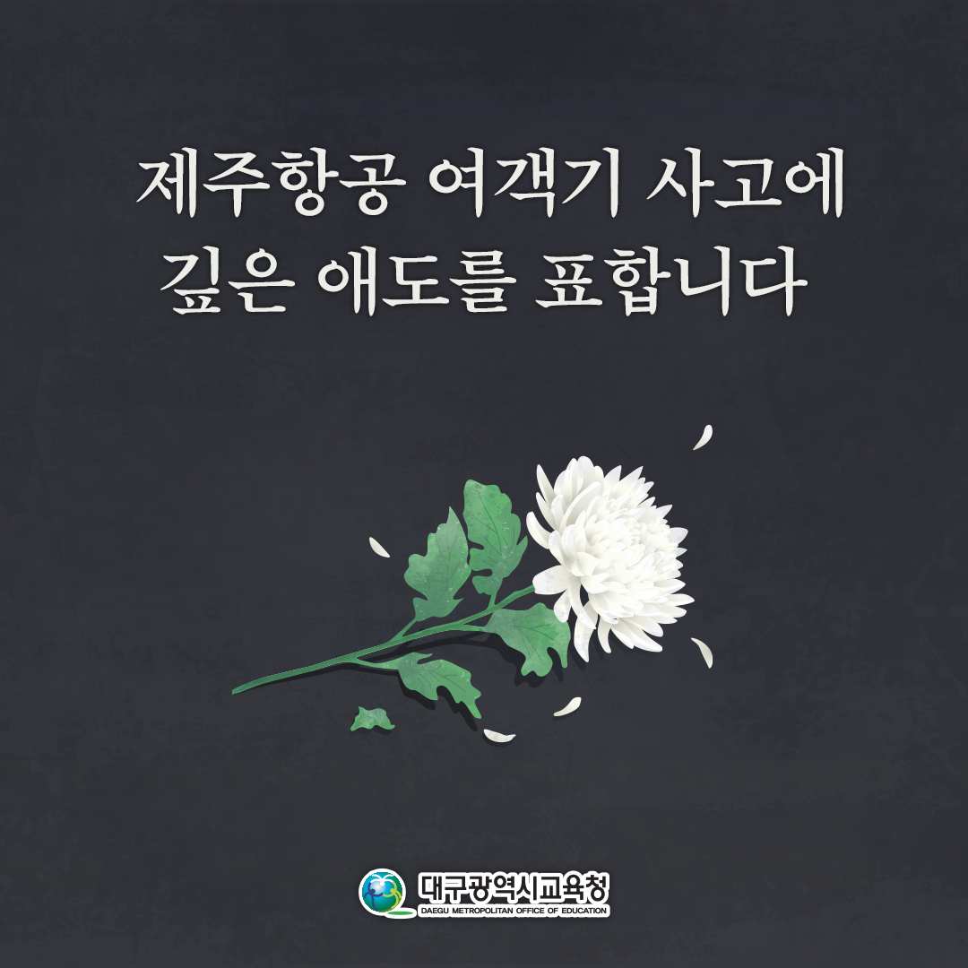 희생자분들께 깊은 애도를 표합니다.
삼가 고인의 명복을 빕니다.