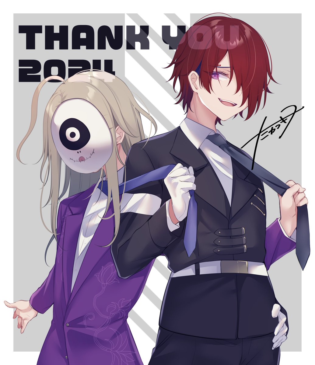 pineapple_umee's tweet photo. 描き納めです、ジャンル雑多なワケですが一応オフラインでも力入れてたマとヨで締めさせていただきます。
他ジャンルも含めなるべく頑張るので来年もよろしくお願いします～皆様よいお年を😊 https://t.co/I0jePpkVkX