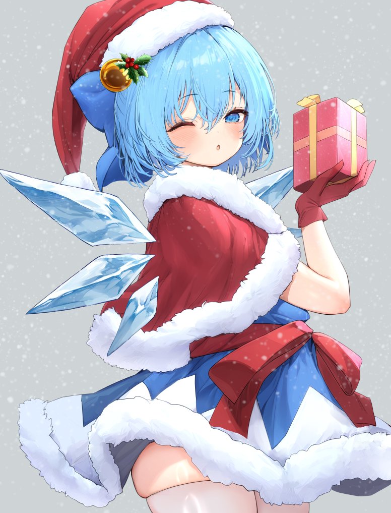チルノ(東方Project) 「#2024年自分が選ぶ今年の4枚チルノ編! 」|満丸みかん🍊skeb募集のイラスト