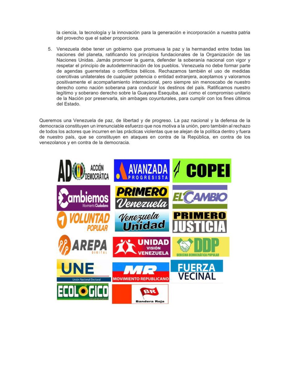 El país que queremos reclama unidad 🗣️