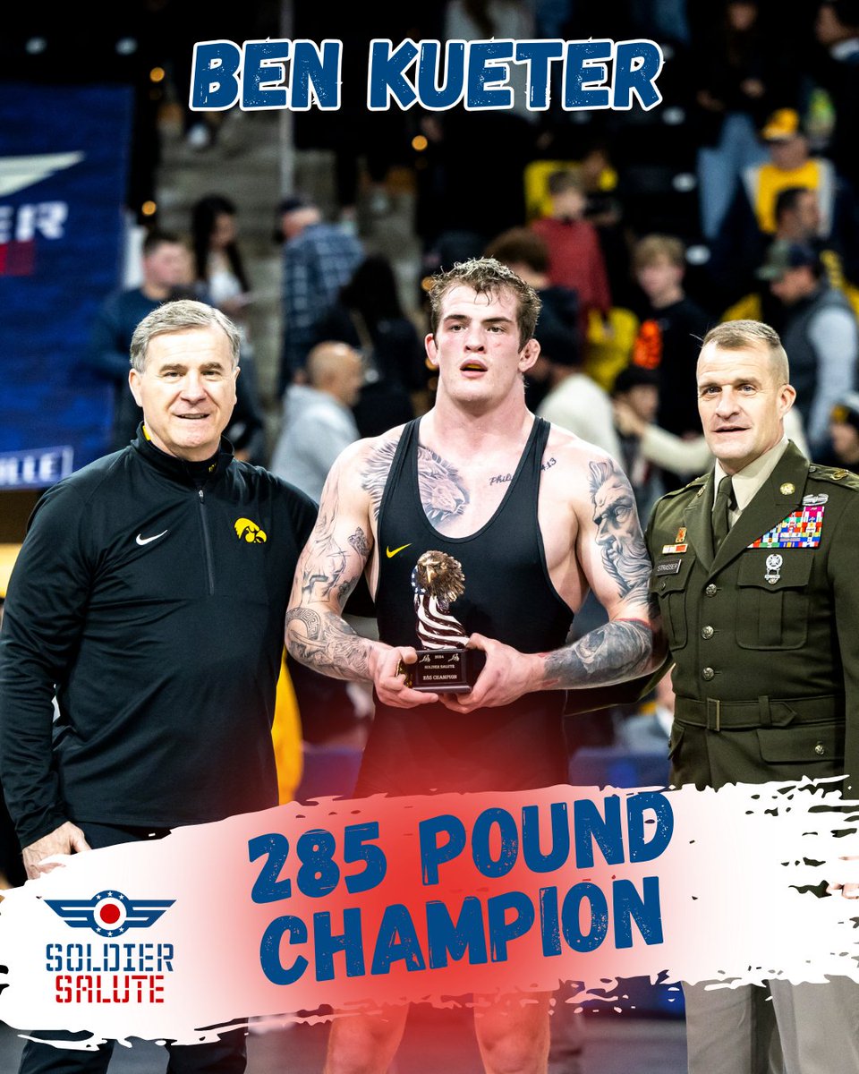 Last one, best one!

Ben Kueter from the University of Iowa wins at 285 pounds! #wrestlingtownusa