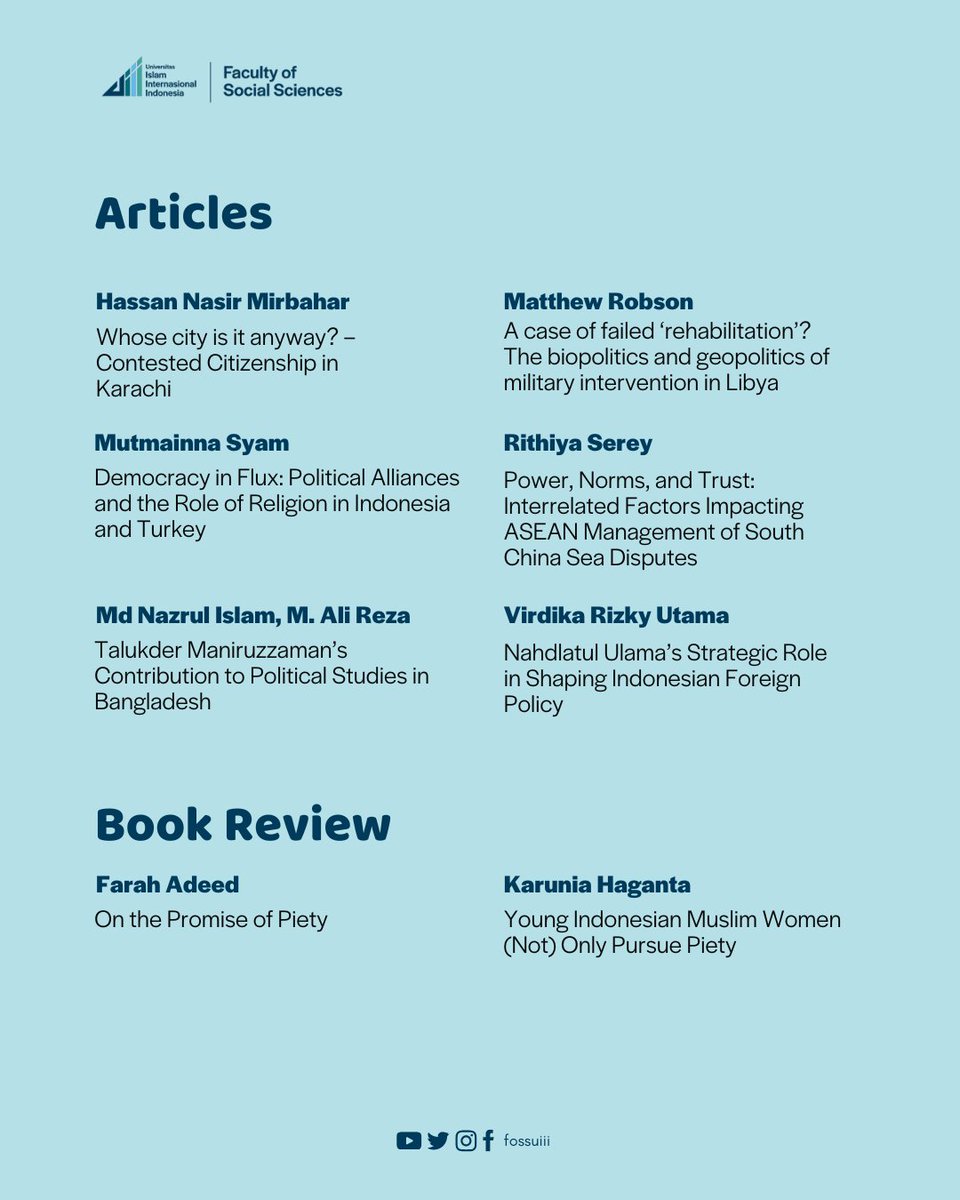 fossuiii's tweet photo. New Edition of MPR Journal Published! ✨
We are pleased to announce the publication of #MPRJournal Vol. 3 No. 2 (2024). This latest edition is now available for readers and scholars alike. https://t.co/MAlqRjuCql