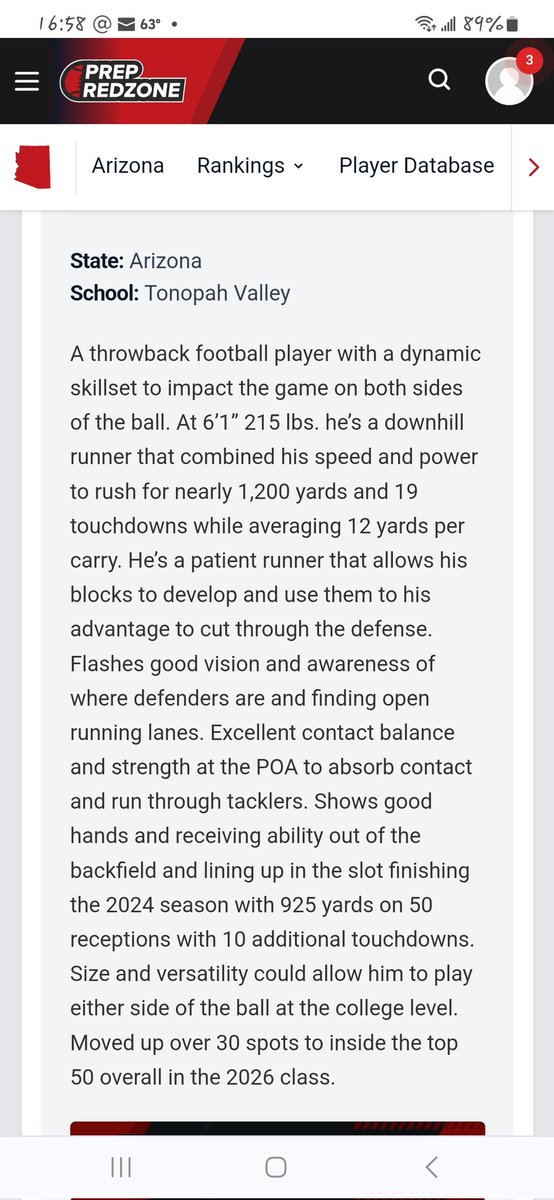 TJ Fo'ilefutu🇦🇸 (@tjfoilefutu8) on Twitter photo Ty 2 <a href="/JReyes_NP/">Jordan Reyes</a> <a href="/thehonestupdate/">Hunter Tierney</a> <a href="/PrepRedzoneAZ/">Prep Redzone Arizona</a> the write up and rise in ranking. AG2God 4 His blessings. Dem boyz from the Wild Wild West. Putting Tonopah Valley on the📍
C/O 26
🏅#3 Ath in AZ
🏅#47 overall (Top 50)
<a href="/Davis44Shoot/">Brett Davis</a> <a href="/CoachU_/">Maurice Upshaw Jr</a> <a href="/CoachJNunez6/">Coach J.H. Nunez</a> <a href="/alpha_lbu/">Jason Bowman</a> Ty 2 <a href="/JReyes_NP/">Jordan Reyes</a> <a href="/thehonestupdate/">Hunter Tierney</a> <a href="/PrepRedzoneAZ/">Prep Redzone Arizona</a> the write up and rise in ranking. AG2God 4 His blessings. Dem boyz from the Wild Wild West. Putting Tonopah Valley on the📍
C/O 26
🏅#3 Ath in AZ
🏅#47 overall (Top 50)
<a href="/Davis44Shoot/">Brett Davis</a> <a href="/CoachU_/">Maurice Upshaw Jr</a> <a href="/CoachJNunez6/">Coach J.H. Nunez</a> <a href="/alpha_lbu/">Jason Bowman</a>