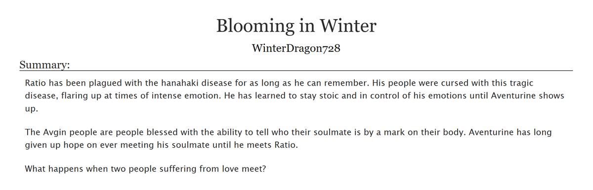 WinterDragon728's tweet photo. Let's end this year with a bang as the clock grows closer to the new year.
Thank you @TotH_AvenTio for hosting this event!

I hope you enjoy my contribution of Hanahaki x Soulmate Aventio AU!

🔗:https://t.co/dE0VxA8naB

#TotHAventio | #Aventio | #アベシオ | #어벤레이 | #砂理 https://t.co/nuBEONDIVa