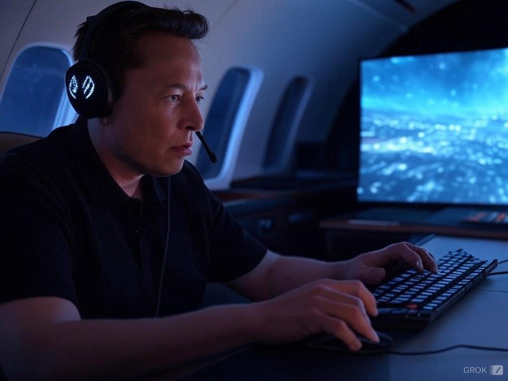 FSD_CPL's tweet photo. @elonmusk Elon at 35,000 feet in the sky.. #gamingisback https://t.co/ApkbnWEiSD