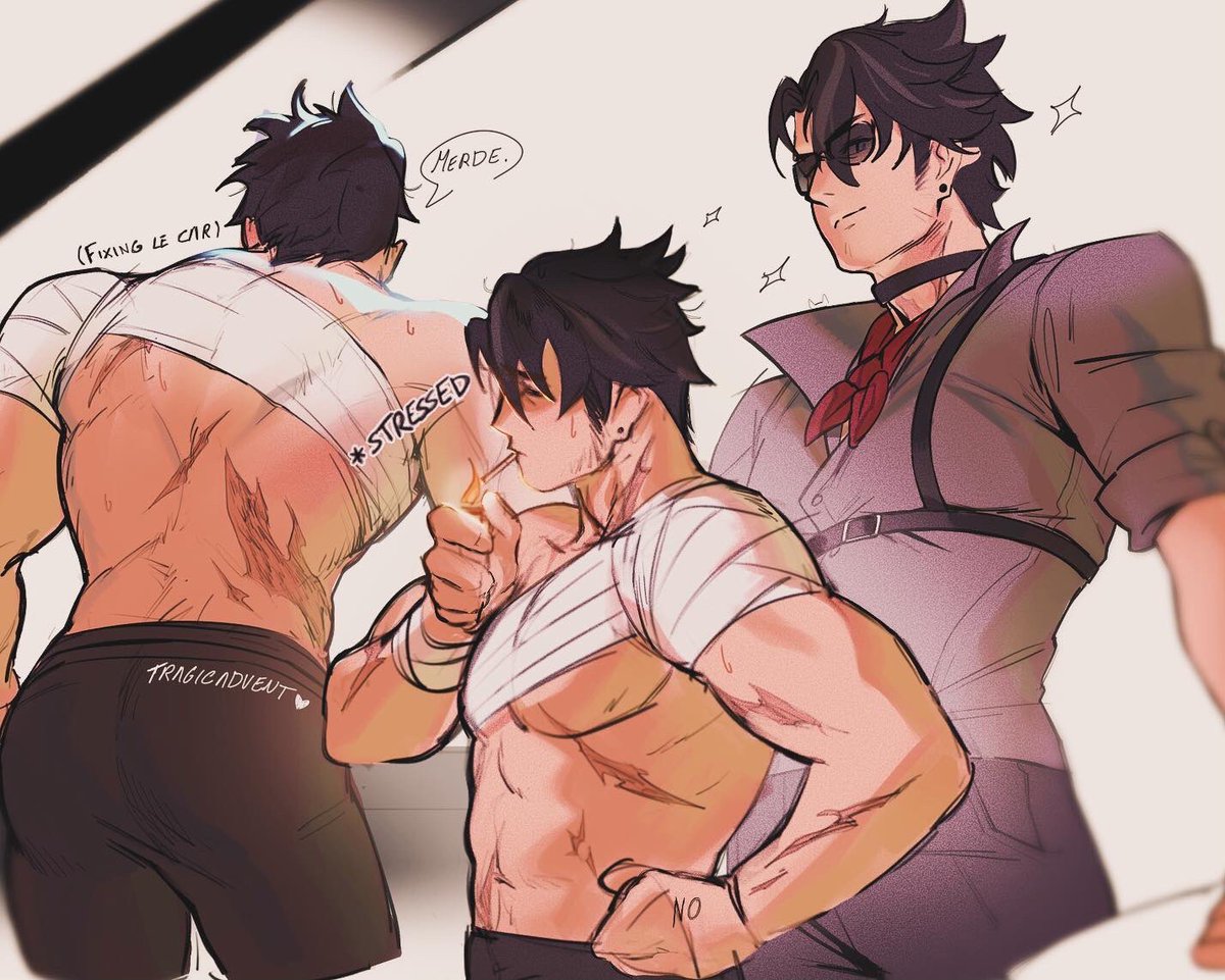 Wrio from Tip the Scales! 🥹❤️

#Wriothesley #HoYoFair