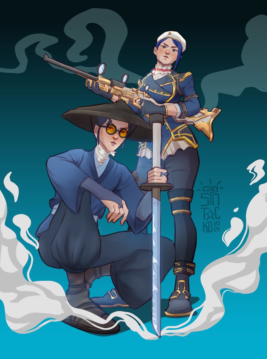 sintacko's tweet photo. The Blue-Eyed Wasian Baddies Department

#Arcane #TheBlueEyeSamurai https://t.co/2bodKBPcQy